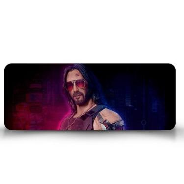 Imagem de Mouse Pad Gamer Cyberpunk 2077 Johnny - Império da Impressão, 90cm x 3