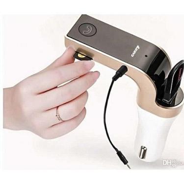 Imagem de Transmissor FM Bluetooth Veicular Mp3 Usb Carro CarG7 - Kingleen