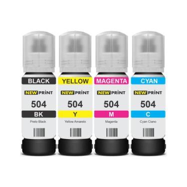 Imagem de 4x Refil Tinta Compatível Epson 504 L6191 L14150 L6270 L6161 - New Pri
