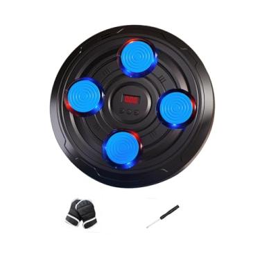 Imagem de simhoa Máquina de boxe musical infantil, alvo de parede, treinamento de agilidade, treinador de boxe para esportes, Alvo Azul 4