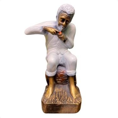 Imagem de Studio Orion - Preto Velho 21 cm - Gesso - Imagem Religiosa - Wall Art - Sala de Estar