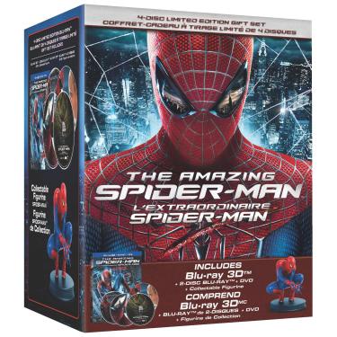 Imagem de The Amazing Spider-Man 3D: Limited Edition Collector's Set + Figurine Collector + Figurine (Bilingual) [Blu-ray 3D + Blu-ray + DVD]