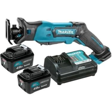 Imagem de Serra Sabre 2 Baterias 12v 4ah Makita Jr103dz Com Carregador Bivolt