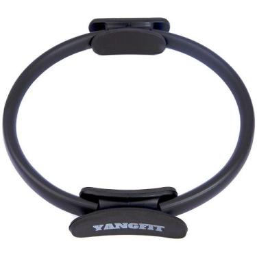 Imagem de Anel de Pilates Tonificador Arco Flexível Yangfit, Preto
