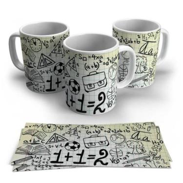 Imagem de Canecas de Porcelana Branca Personalizadas Profissões Matematica - Est
