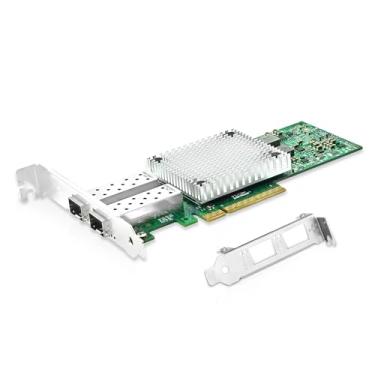 Imagem de Placa de rede PCI-E de 10 GB, porta dupla SFP+, com chipset original Intel X710 DA2, PCI Express 3.0 X8, adaptador de rede convergente Ethernet compatível com Windows Server/Linux/VMware Compare com