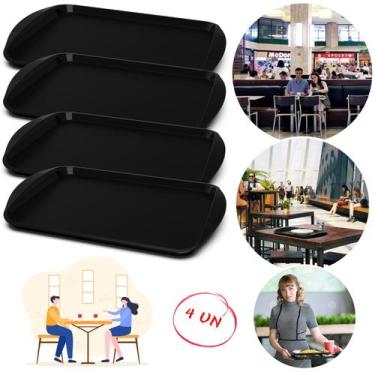 Imagem de 4 Bandejas De Refeitório, Self Service & Fast Food 44 X 30cm - Uniterm