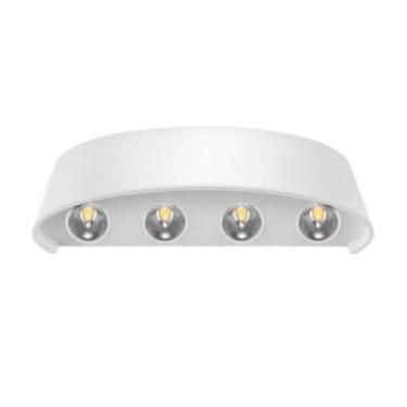 Imagem de Balizador Arandela Sobrepor Led 12W Branco Quente 8 Fachos - CBC