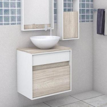 Imagem de Gabinete para Banheiro Módena 2 Gavetas - Darabas Agardi