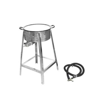 Imagem de Fritadeira Pasteleiro Fogão Industrial À Gás C/ Tacho Nº16 - ROA