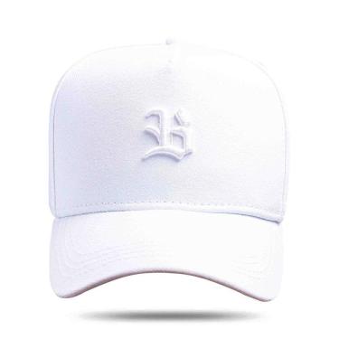 Imagem de Boné Blck Brasil Snapback Aba Curva Logo B Básico Bordado