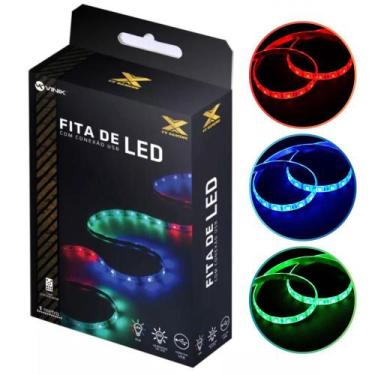 Imagem de Fita de Led Rgb Vx Gaming Com Controladora Rgb 1 Metro Com 60 Pontos  