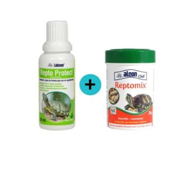 Imagem de Kit 1 Labcon Repto Protect 30ml + 1 Ração Reptomix 25g -Alcon