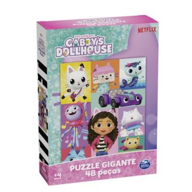 Imagem de Puzzle Gigante 48 peças Gabby's Dollhouse Netflix- Grow