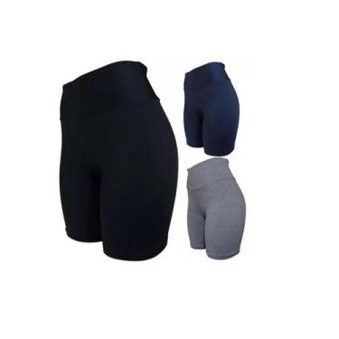 Imagem de Kit com 3 Bermudas Fitness Bermudinha Feminina Academia/ treino - Jink