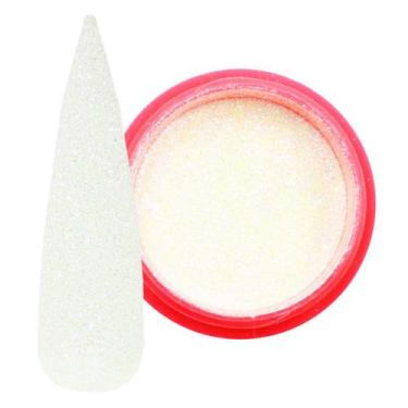Imagem de Glitter ultra fino branco brilha no escuro 2g mix da jo