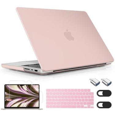 Imagem de Mektron Capa para M4 MacBook Pro de 14 polegadas 2024, A3112, A3401, A3185, compatível com M3 A2918, A2992, M2, A2779, 2021, M1, A2442 Pro/Max, capa para Mac Pro de 14 polegadas com Tela Retina XDR. ,