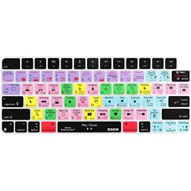 Imagem de XSKN Capa para teclado Final Cut Pro Shortcut para iMac lançado em 2021 com teclado mágico de 24 polegadas com Touch ID iMac M1 Magic Keyboard Acessórios Magic Keyboard com Touch ID A2450 A2449 US