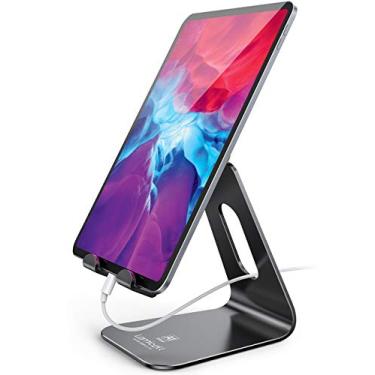 Imagem de Suporte para Tablet Multi-ângulo Lamicall: Base Ajustável para Mesa, Compatível com Tablets de 4 a 13 Polegadas - Preto
