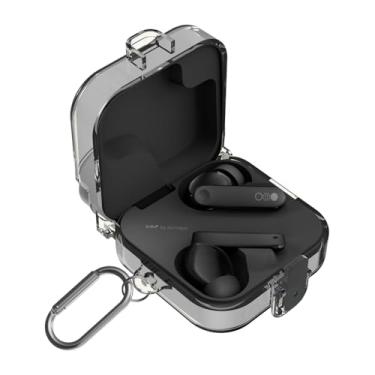 Imagem de CMF Capa transparente para Buds Pro 2, capa protetora de TPU macio para fones de ouvido com acessórios mosquetão