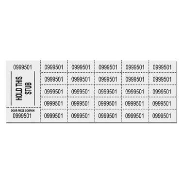 Imagem de Bilhetes de leilão - 500 folhas (branco)