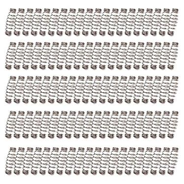 Imagem de NUEAYMS 100 peças anzol mola carpas anzol de pesca aço giratório mola único círculo explosões ganchos parte equipamentos de pesca anzol mola