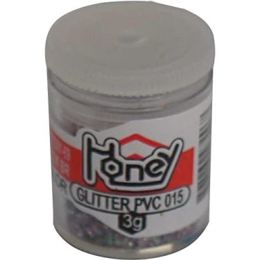 Imagem de Honey 108, Glitter, PVC, Potes 3 g, Dúzia, Multicolor, Pacote de 12
