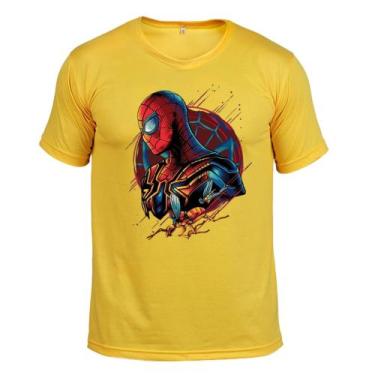 Imagem de Camisa Personalizado Homem Aranha Vingadores Adulto 100% Algodão - Cas