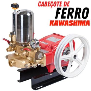 Imagem de Bomba Agrícola Kawashima S80F Com Cabeçote de Ferro 800rpm, Polia de 9