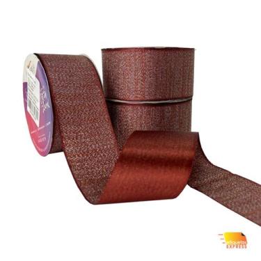Imagem de Fita Cetim Lurex 38mm  Presente  Lembrancinha  Laços - Cinderela Fitas