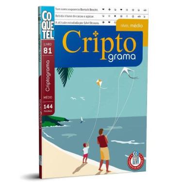 Imagem de Revista Passatempo Coquetel Criptograma Nível Médio Ed 81