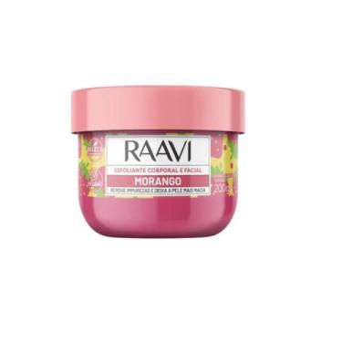 Imagem de Esfoliante Raavi Corporal e Facial Morango 200g