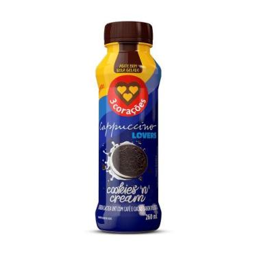 Imagem de Cappuccino Pronto Cookies'n Cream 3 Corações 260ML