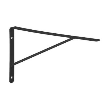 Imagem de Mão Francesa 20cm Suporte Cantoneira Para Prateleira Preto - Multivisã