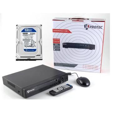 Imagem de Dvr Hd 4 Canais Segurança 5em1 Jl-avr/ 7004 C/Hd 160gb - Protec