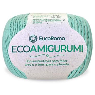 Imagem de Fio Ecoamigurumi Euroroma 254m Linha Amigurumi Várias Cores, 0800 - Ve