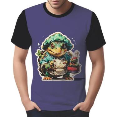Imagem de Camisa Camiseta Tshirt Chefe Tartaruga Cozinheira Cozinha 2 - Enjoy Sh