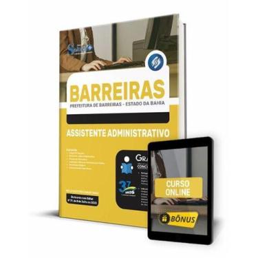 Imagem de Apostila Prefeitura de Barreiras - BA - Assistente Administrativo