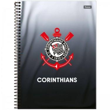 Imagem de Caderno Univ. 1 Matéria 80 Folhas Corinthians Capa 5 Foroni