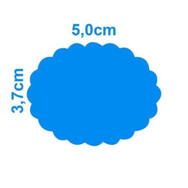 Imagem de Furador Make+ - Extra Gigante Oval Escalope (Papel e EVA)