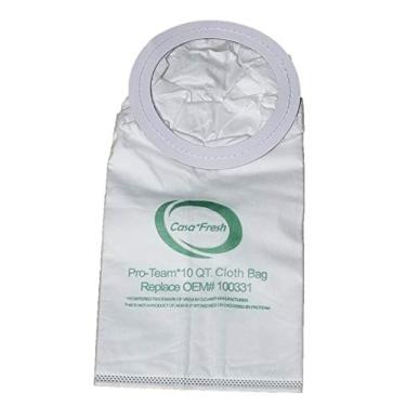 Imagem de Casa Fresh Substituição 10 PK HEPA ProTeam 100331. Compatível com mochila Coachvac de 10 QT, Super Coachvac, Megavac