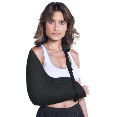 Imagem de Tipoia Velpeau Estof Bilateral Preto Tamanho Pequeno Ksn027 - Kestal