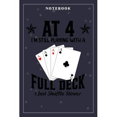 Imagem de Notebook Journal Funny 4th Birthday Gift - 4 Year Old Cards: Meeting, Goals, Work List, Financial,6x9 in, Happy, Goal, Life, Gym, Personal Budget