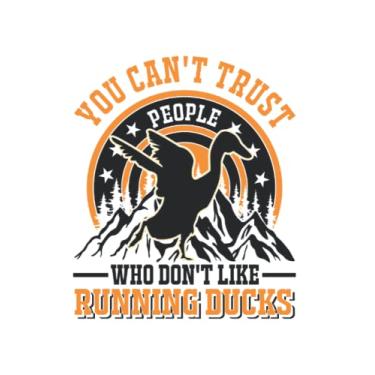 Imagem de Notebook With Running Duck: Indian Runner Gift Running Duck / 6x9 Inches / 120 graph Sites