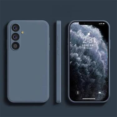 Imagem de Para Galaxy S24 23 23 22 21 Capa de telefone de silicone líquido para Samsung Galaxy S24 Plus S23 Ultra S22 S20 FE A54 53, cinza, para Galaxy S20 FE