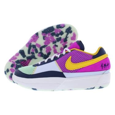 Imagem de Tênis de basquete infantil Ja 1 SE Camp Ja (FN4977-400, Obsidiana/University Gold/Vapor Green) Hyper Violet), Obsidiana/University Gold/Vapor Green) Hyper Violet, 16