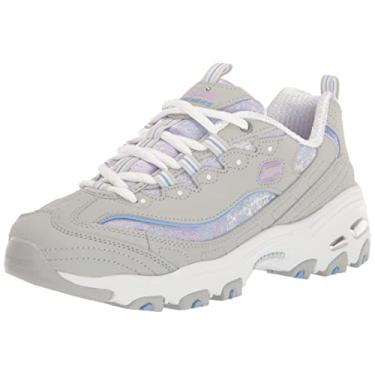 Imagem de Skechers D lites splendid Journey feminino, Lgmt = cinza claro/multi, 34