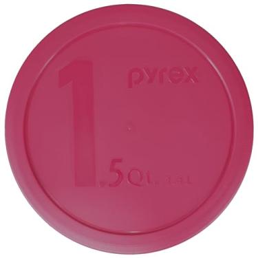 Imagem de Pyrex 323-PC 1,5 qt/1,4L tampa de tigela de mistura vermelha Sangria - Feito nos EUA