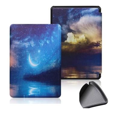 Imagem de GUKSRASO Capa para o Kindle Paperwhite e Kindle Colorsoft Signature Edition (7", 12ª Geração, Release 2024), PU e TPU Soft Traseiro com a Função Automotor/Sleep