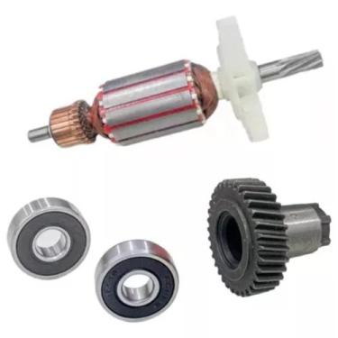 Imagem de Induzido, Rolam,engren P/ Martelete Bosch 11253 Gbh2-26 220v - bolte